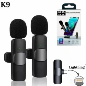 🎤 Micrófono de Solapa Inalámbrico K9 Tipo C